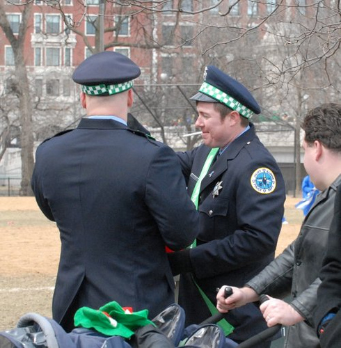 Joliet Police at Chicago's Saint Patrick's Day Parade.jpg