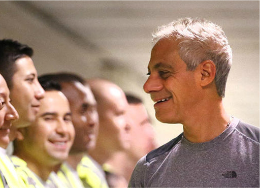 Rahm Emanuel with CPD recruits.jpg